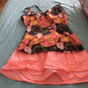 Athletic top and skirt